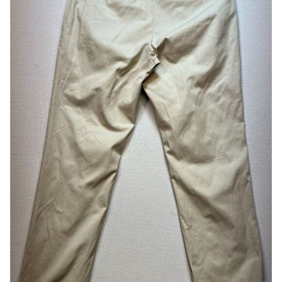 Jos. A. Bank Mens Traveler Tech Slim Fit Chino Pants Flat Front Size 35x30 Beige - Picture 2 of 9